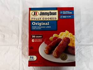 36 Count Package Jimmy Dean Sausage Links