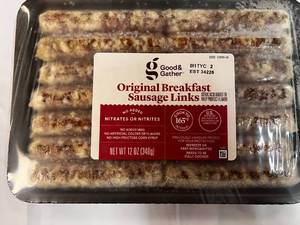 8x 12oz Good & Gather Breakfast Sausage Links