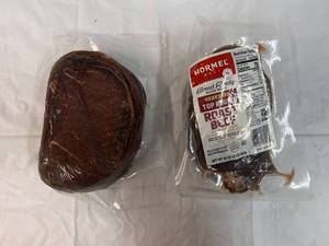 2x 2lb Hormel Premium Top Round Sliced  Roast Beef