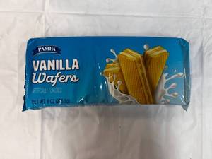 12x 8oz Pampa Sugar Wafers-Vanilla