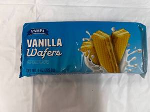 12x 8oz Pampa Sugar Wafers-Vanilla
