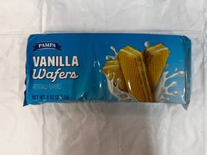 12x 8oz Pampa Sugar Wafers-Vanilla
