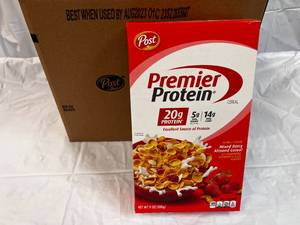 2x 8-9oz Boxes Post Premier Protein Cereal