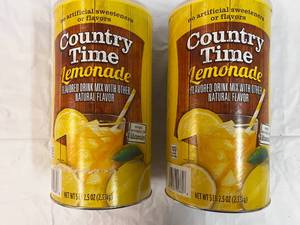 2x 5.25lb Country Time Lemonade