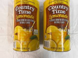 2x 5.25lb Country Time Lemonade