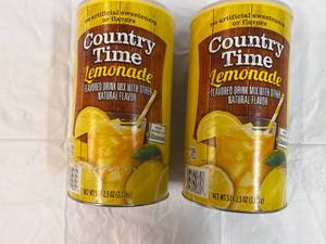 2x 5.25lb Country Time Lemonade