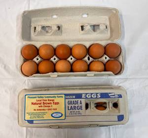 2x 1 Dozen Grade A Large Free Range Brown Eggs