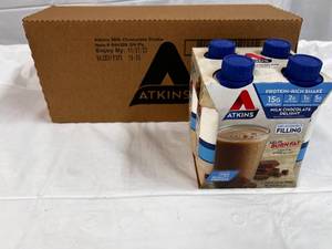 3x 4pack 11oz Atkins Protein Shake Milk Chocolate Delight