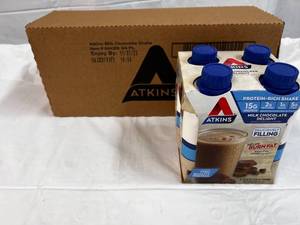 3x 4pack 11oz Atkins Protein Shake Milk Chocolate Delight