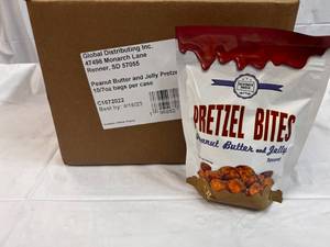 10x 7oz Bags Peanut Butter & Jelly Pretzel Bites