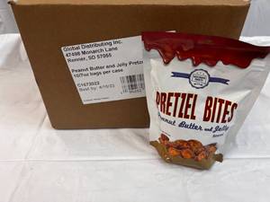 10x 7oz Bags Peanut Butter & Jelly Pretzel Bites