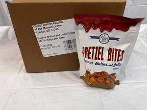 10x 7oz Bags Peanut Butter & Jelly Pretzel Bites