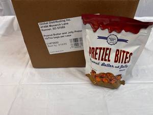 10x 7oz Bags Peanut Butter & Jelly Pretzel Bites