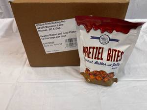 10x 7oz Bags Peanut Butter & Jelly Pretzel Bites