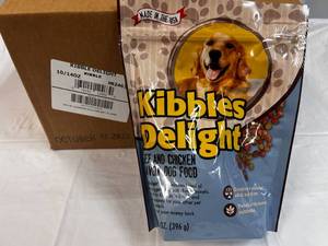10x 14oz Bags Kibbles Delight