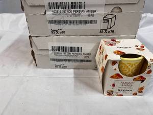 12x Persian Amber Candles-Terracota Pots