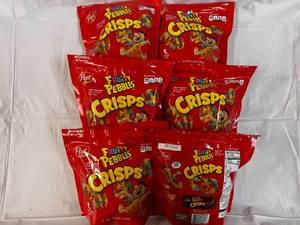 6x 6oz Bags Fruity Pebbles Crisps