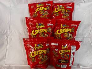 6x 6oz Bags Fruity Pebbles Crisps
