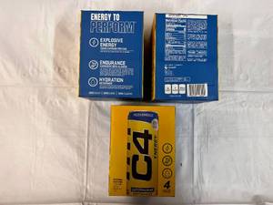 3x 4 Packs C4 Energy Drink 12oz Cans