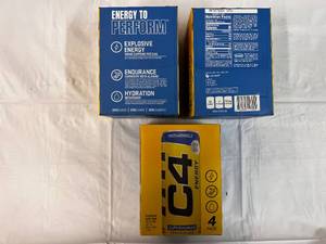 3x 4 Packs C4 Energy Drink 12oz Cans