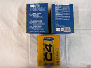 3x 4 Packs C4 Energy Drink 12oz Cans