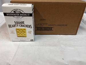 12x 6oz Boxes Square Hearty Crackers