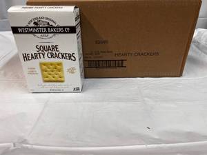 12x 6oz Boxes Square Hearty Crackers