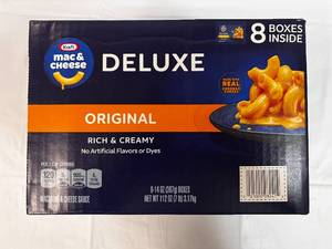8x 14oz box Kraft Deluxe Mac & Cheese