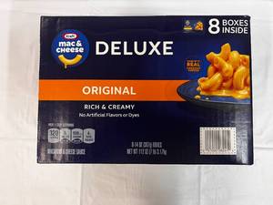 8x 14oz box Kraft Deluxe Mac & Cheese