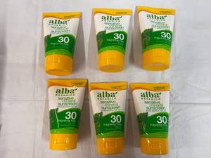 6x 4oz Alba Sensitive Mineral Sunscreen SPF 30