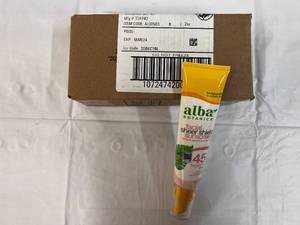 6x 2oz Alba Facial Sunscreen SPF 45