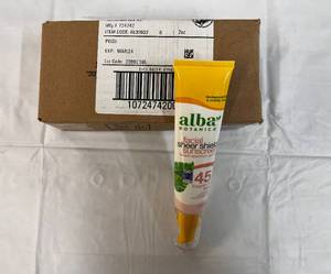 6x 2oz Alba Facial Sunscreen SPF 45