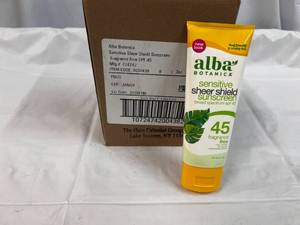 6x 3oz Alba Sensitive Sheer Sunscreen