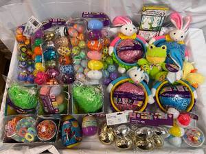 Easter Galore-Baskets, Grass, Eggs Etc..