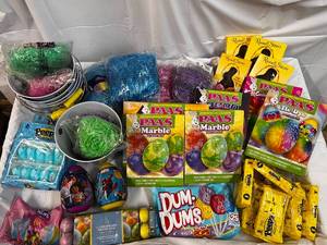 Easter Galore-Baskets, Grass, Eggs Etc..