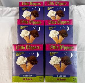 6x 18ct Little Dipper Ice Cream Cones