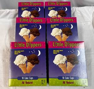 6x 18ct Little Dipper Ice Cream Cones