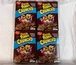 4x 11.5oz Cocoa Pebbles Crunch Cereal