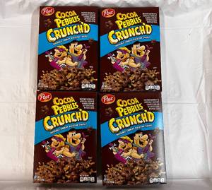 4x 11.5oz Cocoa Pebbles Crunch Cereal