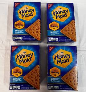 4x 14.4oz Boxes Honey Maid Graham Crackers