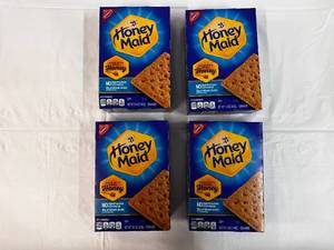 4x 14.4oz Boxes Honey Maid Graham Crackers