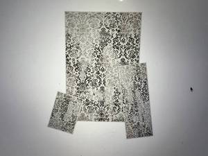 lot 55 image: Achim Capri Balayage 3-Pc. Area Rug Set