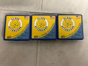 lot 100 image: 3 Boxes of Elaer Aftercare 60 Medicated Swabs