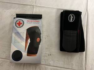 lot 109 image: Dr Arthritis Copper Lined Knee Support Brace