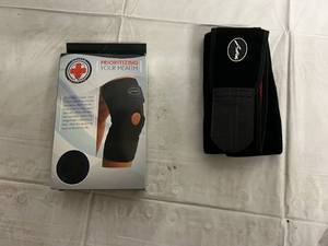 lot 111 image: Dr Arthritis Copper Lined Knee Support Brace