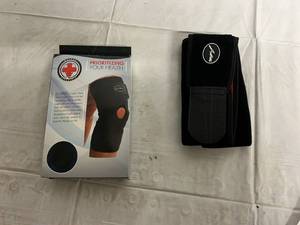 lot 112 image: Dr Arthritis Copper Lined Knee Support Brace