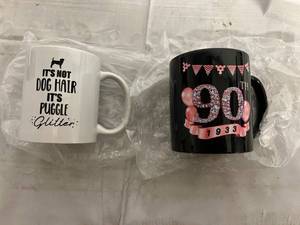 lot 148 image: 2 Decorative Mugs