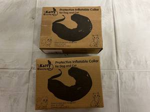 lot 152 image: 2 Protective Inflatable Collars for Cats and Dogs