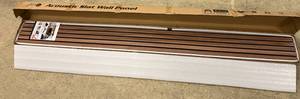 lot 180 image: Art 3d Acoustic Wall Panels - 8 Slats and 1 Trim - Oak