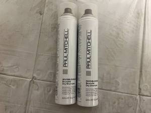 lot 185 image: 2 Bottles Paul Mitchell Invisiablewear Brunette Dry Shampoo